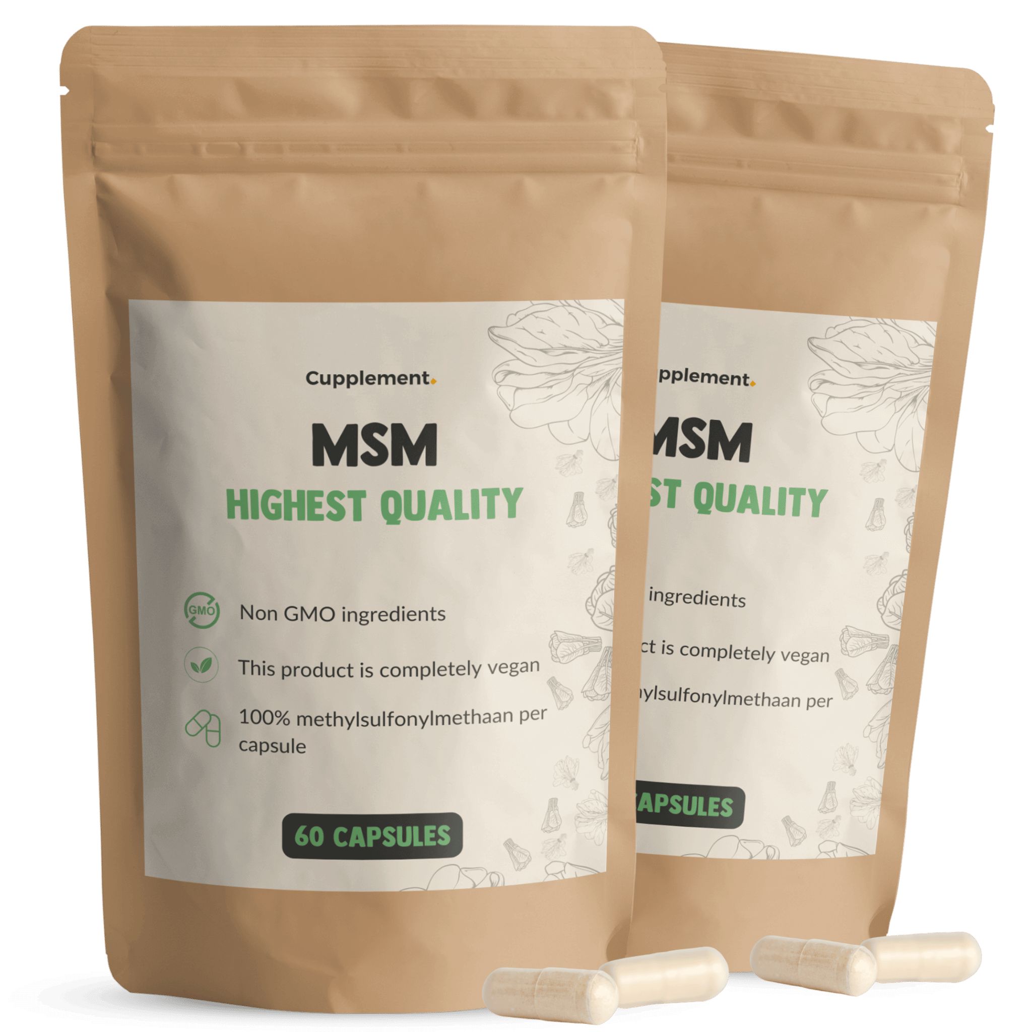 Cupplement - MSM 500 mg