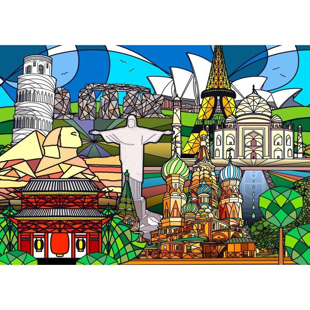 enjoy Puzzle Monuments du monde 1000 pièces