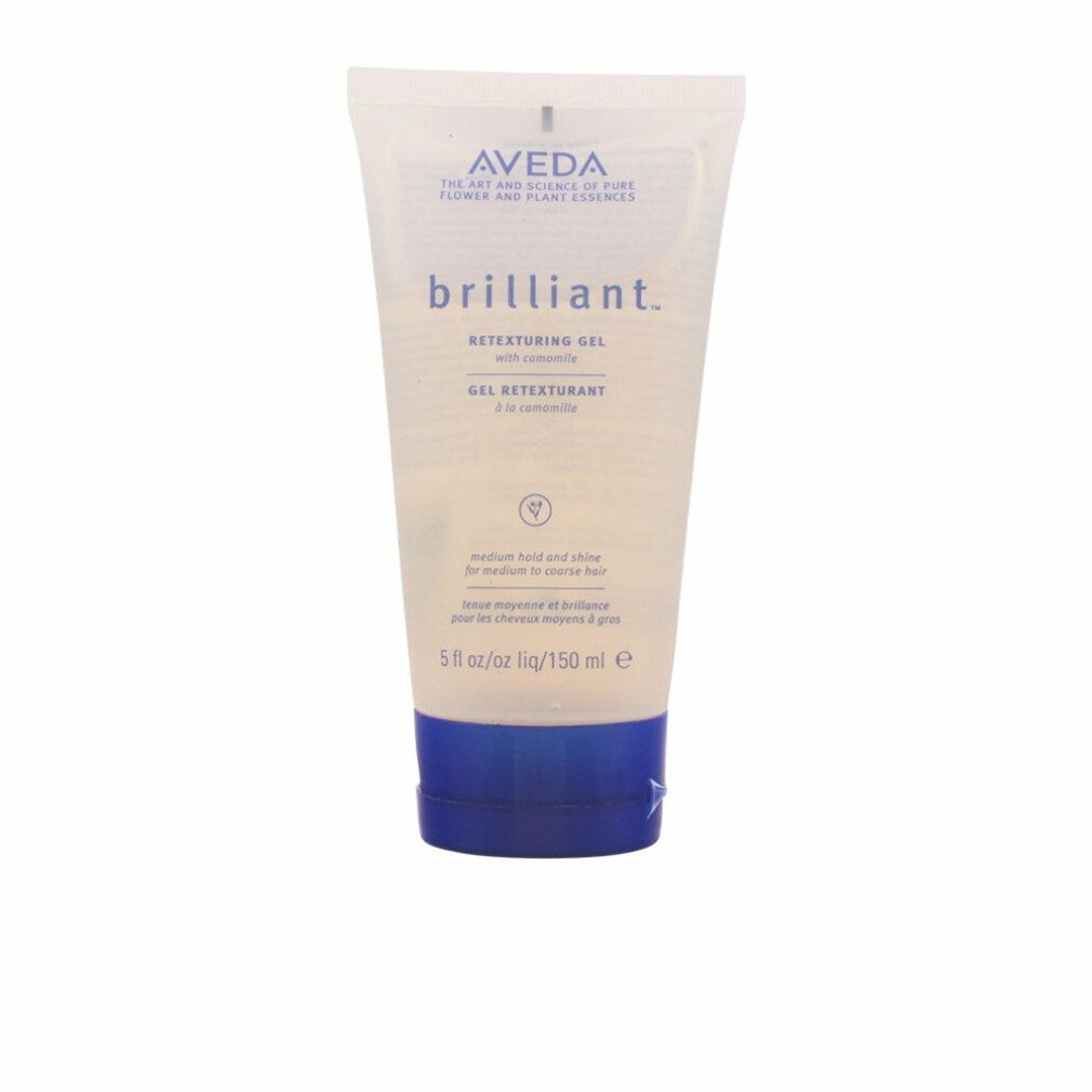 Tube blanche et bleue avec nom de produit et marque. Texte: Brilliant Retexturing Gel. 150 ml.
