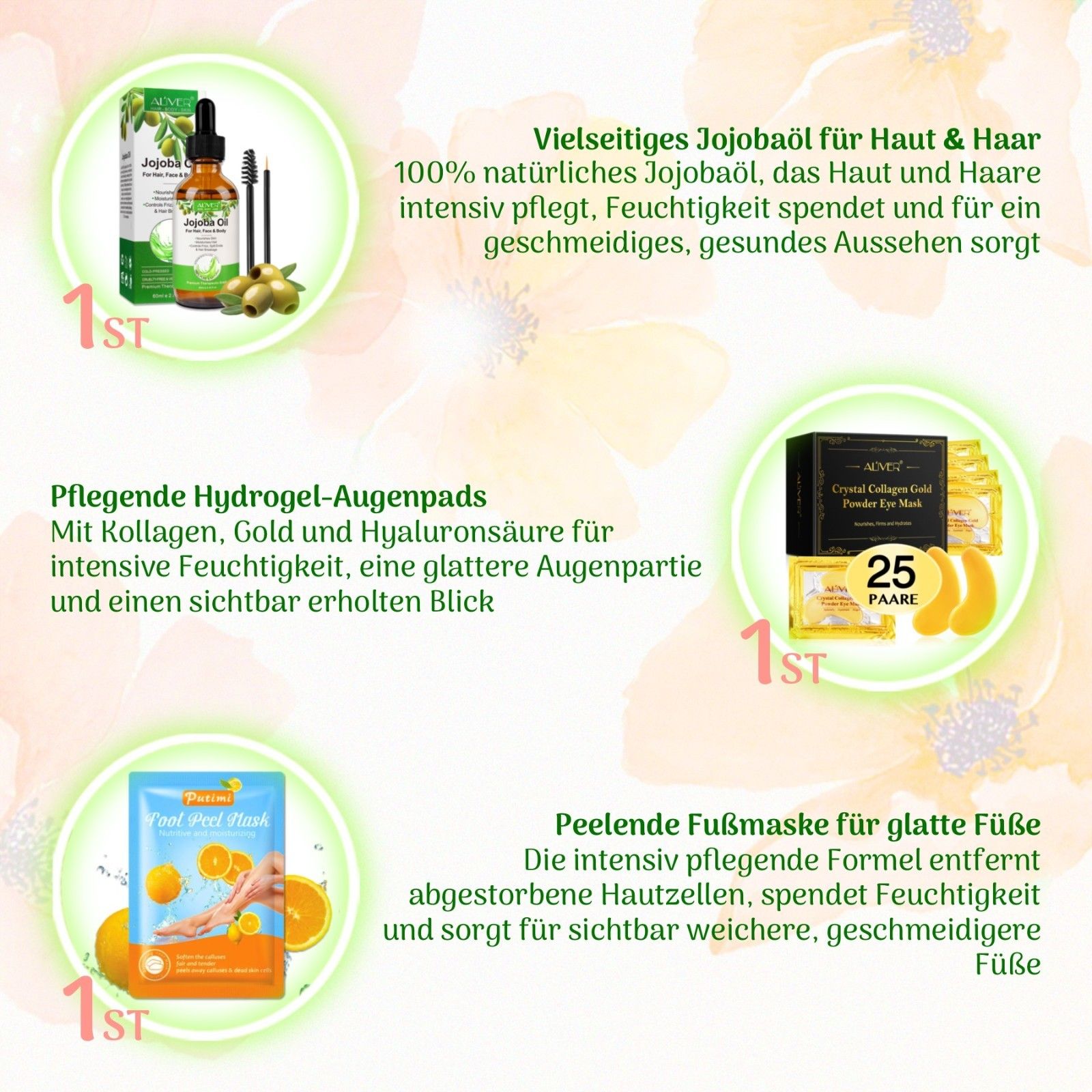 P-Beauty Coffret cadeau pour femme beauté et soins de la peau