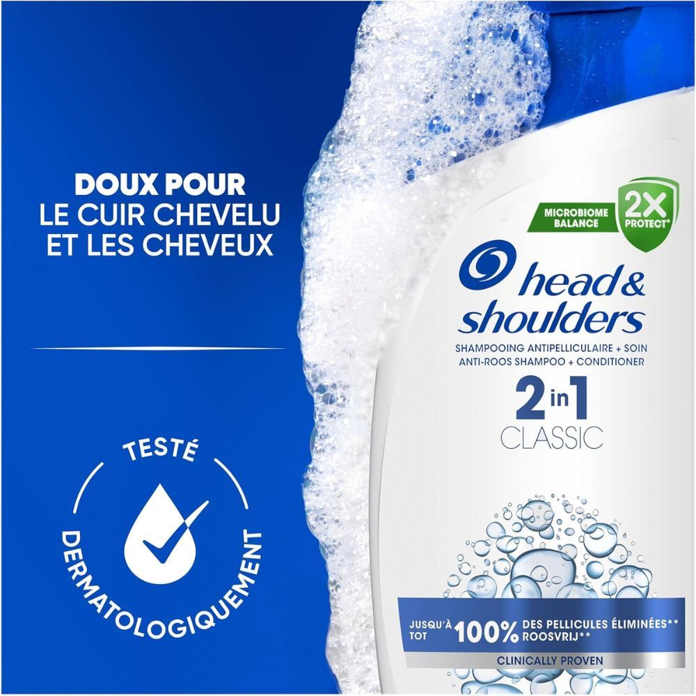 Head & Shoulders – Classic Clean 2en1 Shampoo antipelliculaire & après-shampooing