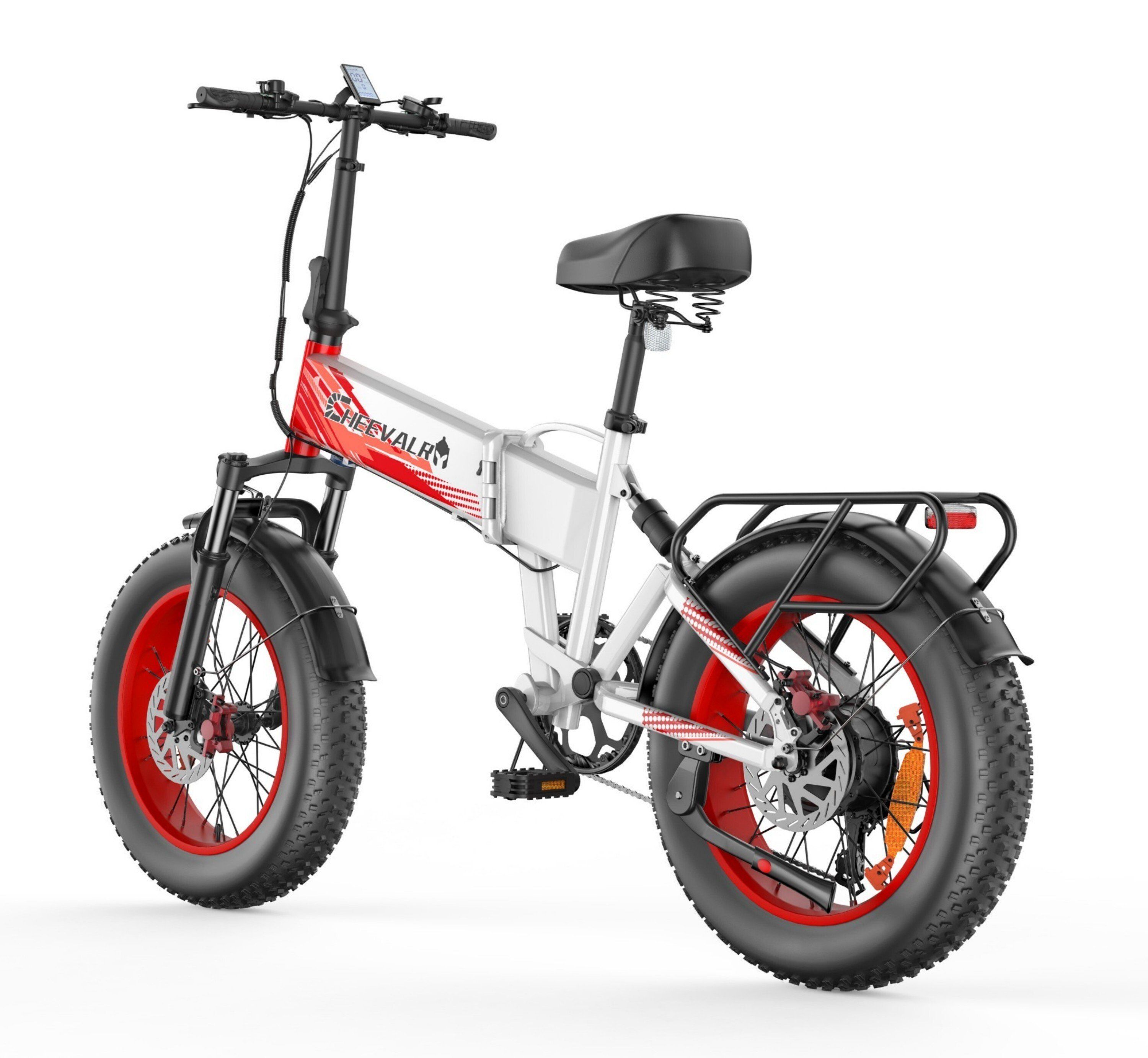 Cheevalry CF1000-1 Vélo électrique pliable, batterie 48 V 20 Ah