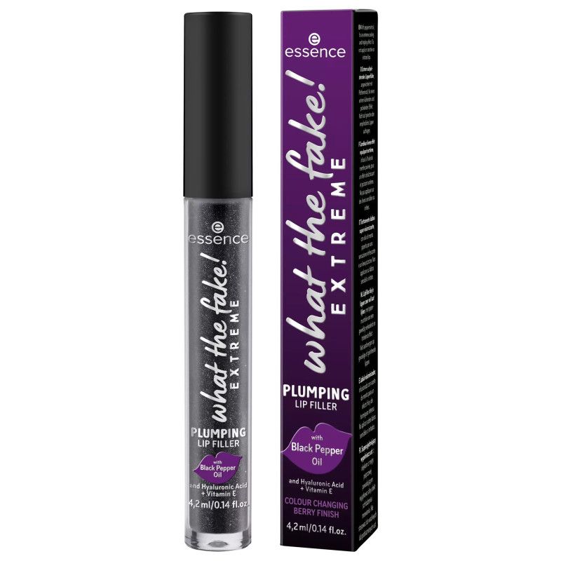 Plumping Lip Filler dans un emballage noir avec applicateur.
