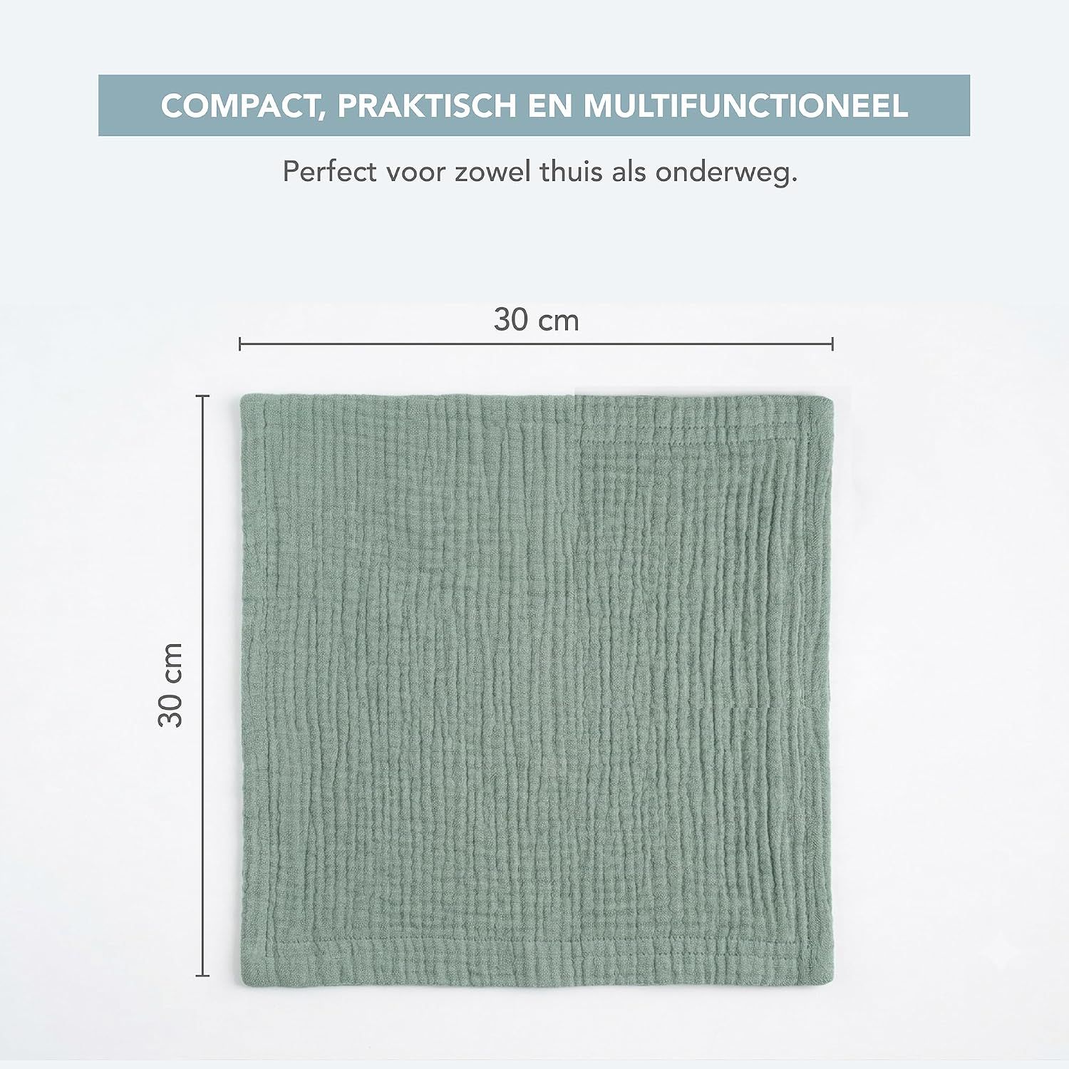 Kikido 5 Mousseline Doeken voor Baby 100% Katoen