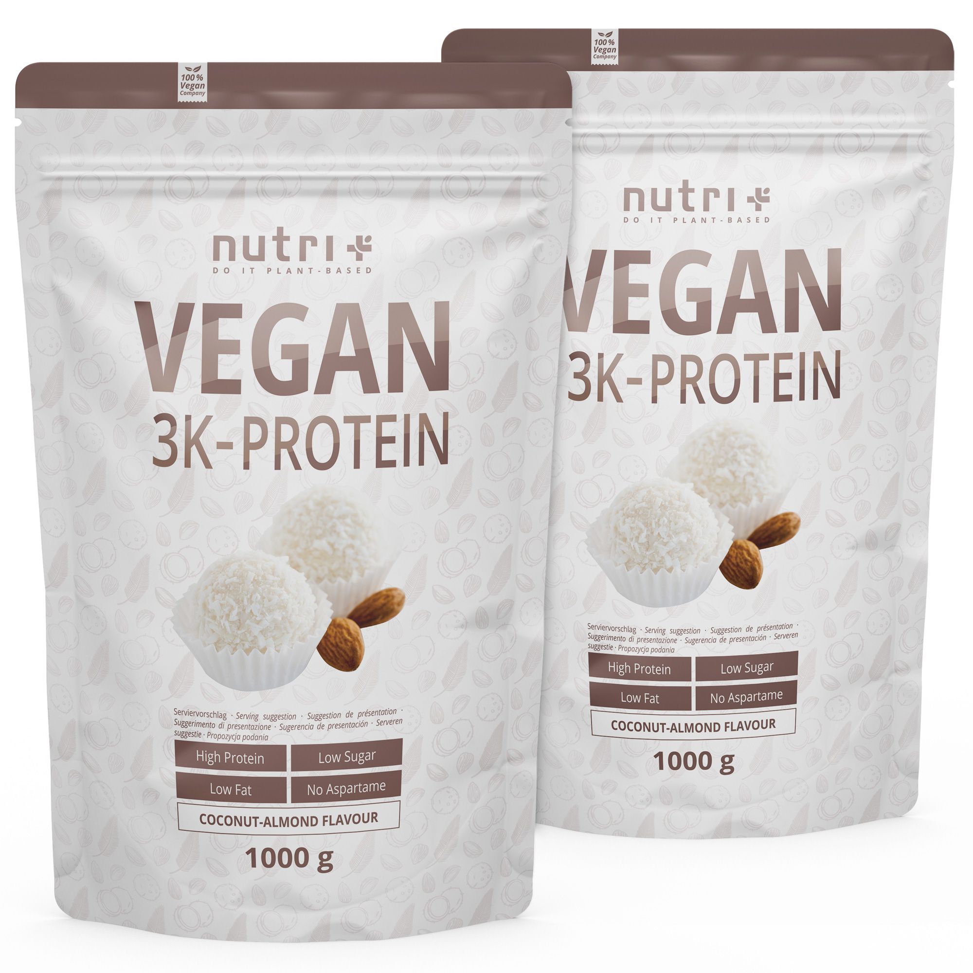 nutri+ Poudre de protéines végétales 3k