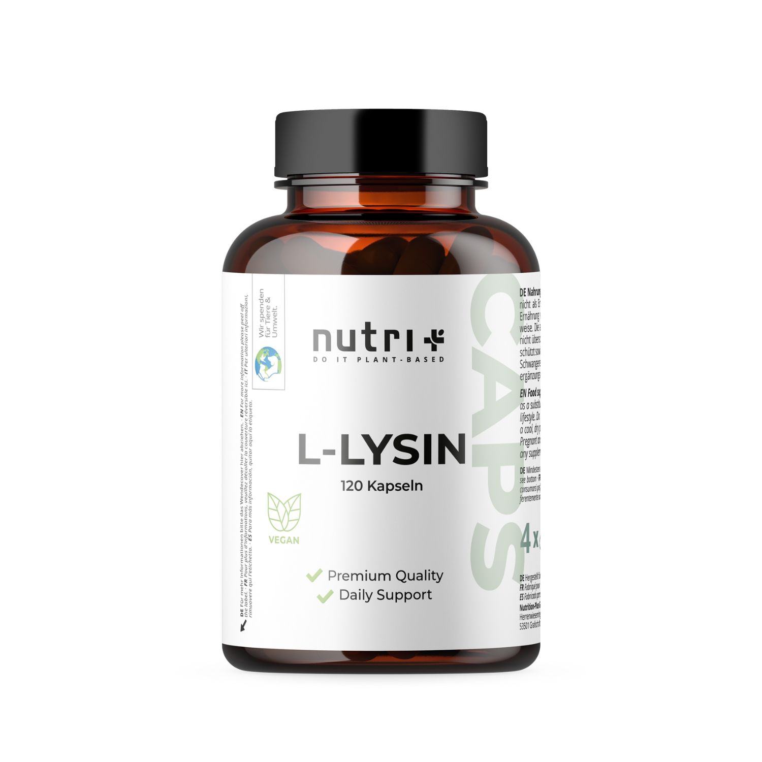 nutri+ L-Lysine Capsules