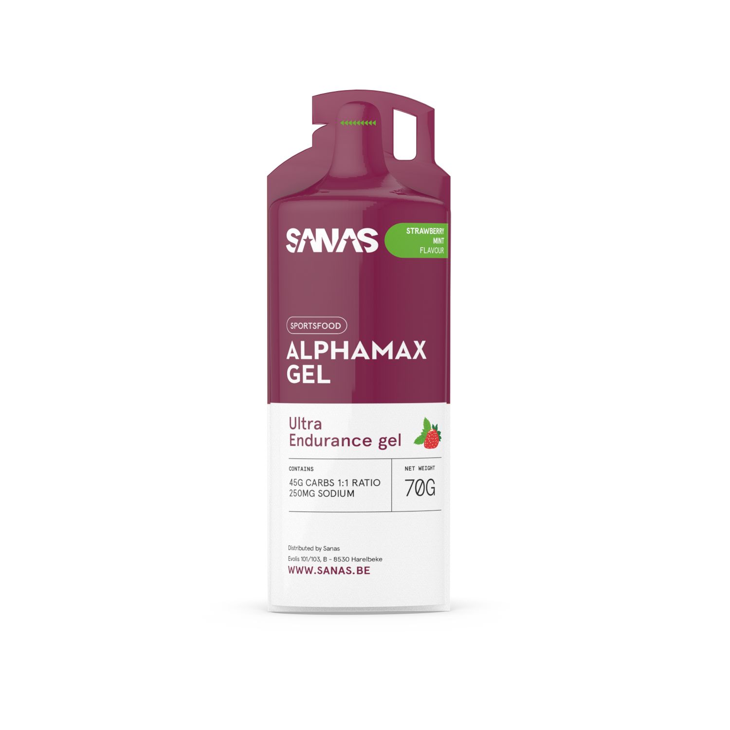 Sanas Alphamax gel Mint/Strawberry