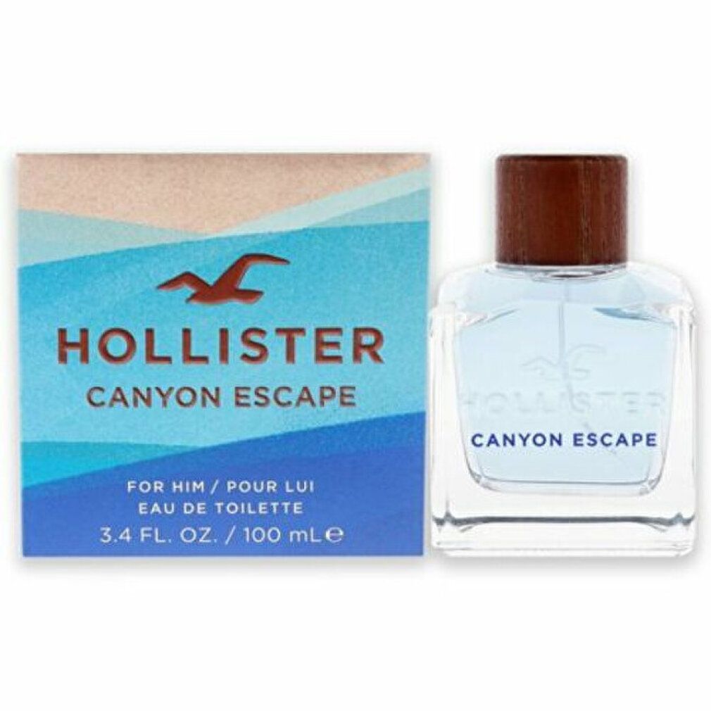 Flacon et boîte Hollister Canyon Escape Eau De Toilette 100ml.