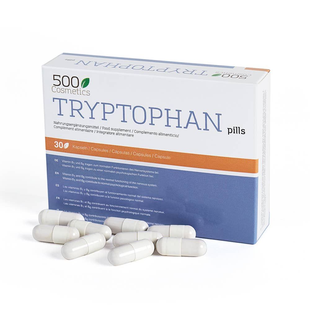 500Cosmetics Tryptofaan ontspanning & angstcontrole