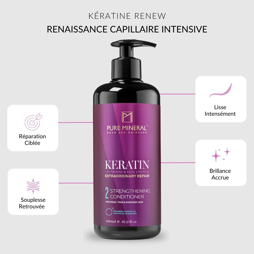 Pure Mineral - Après-Shampooing Kératine