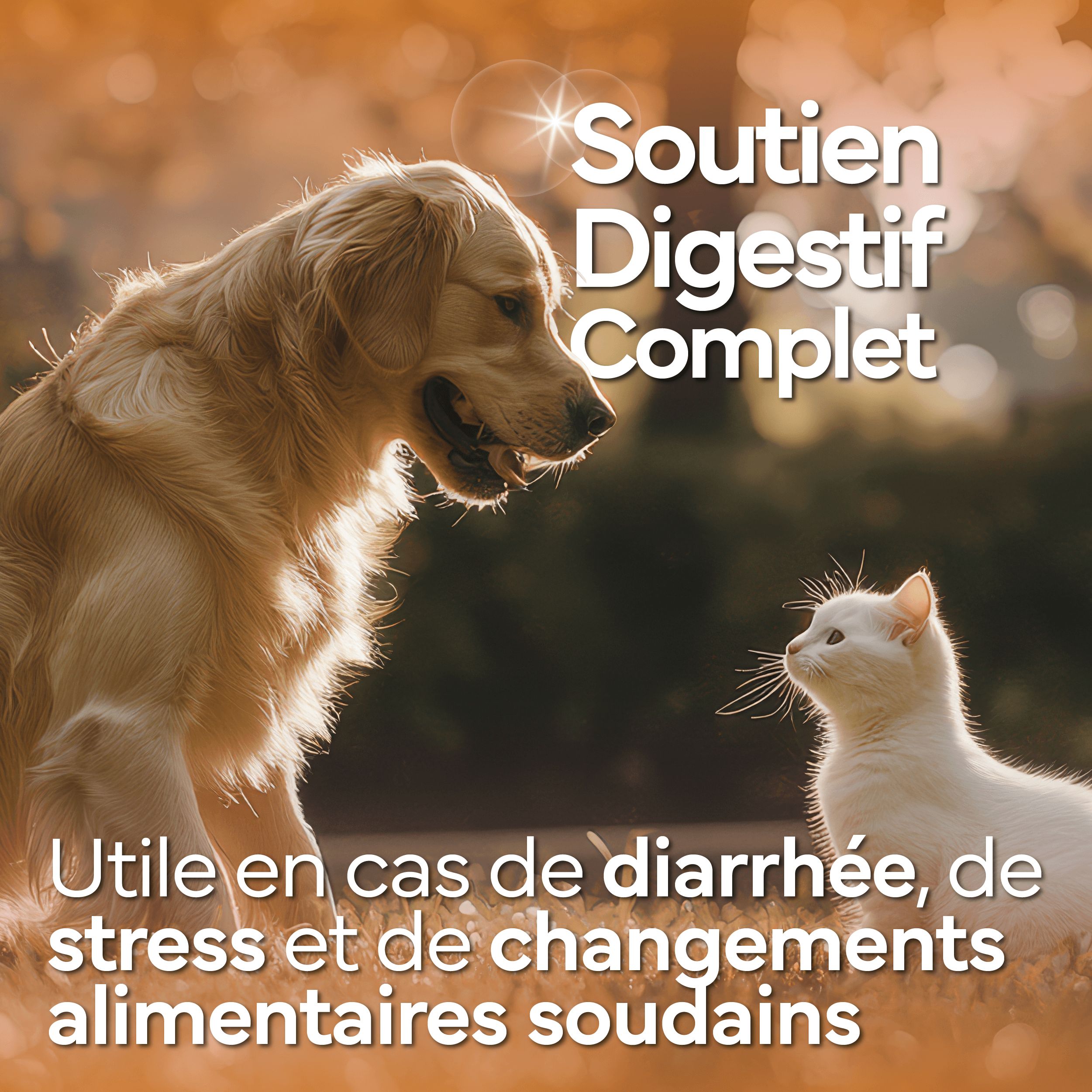 LA.GA© Probiotiques Chiens & Chats: Digestion, Allergies et Immunité. Qualité Italienne.