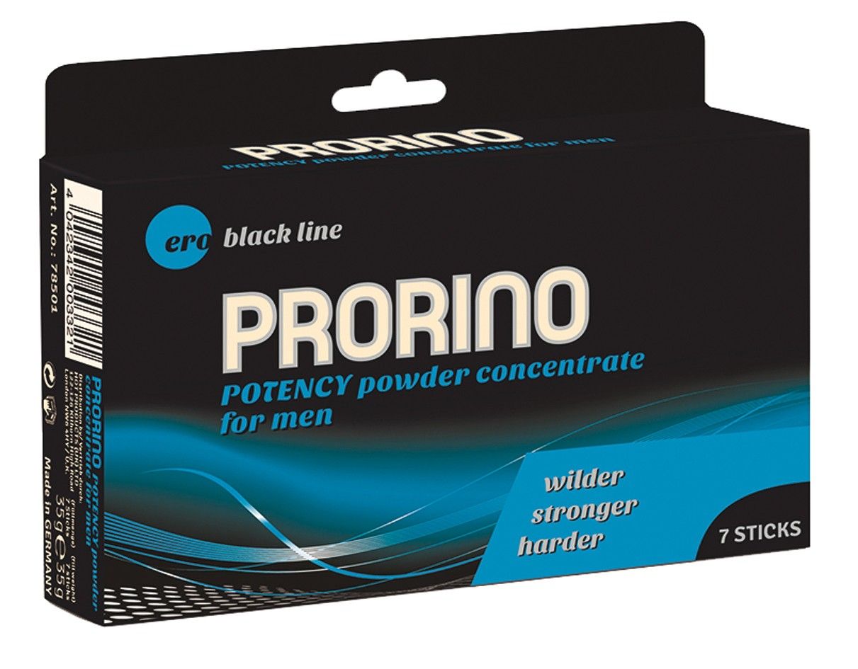 Prorino Poudre Libido pour homme, 7 sticks.