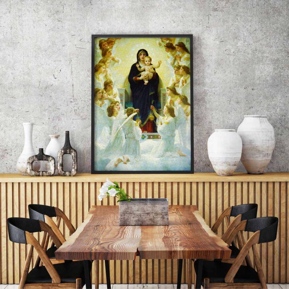 enjoy Puzzel William Bouguereau: Virgin and Angel 1000 stuks