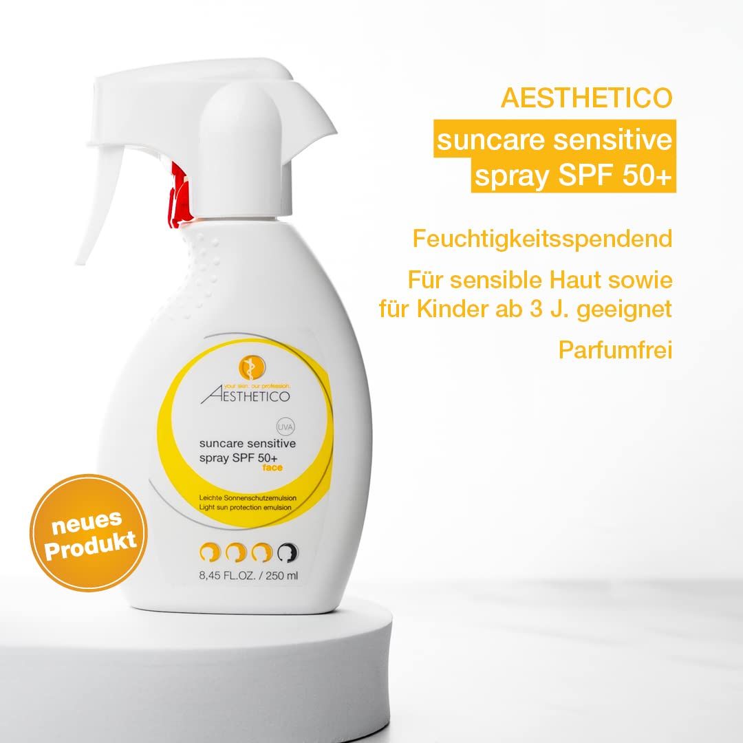 Aesthetico Suncare Spray corporel sensible SPF 50+