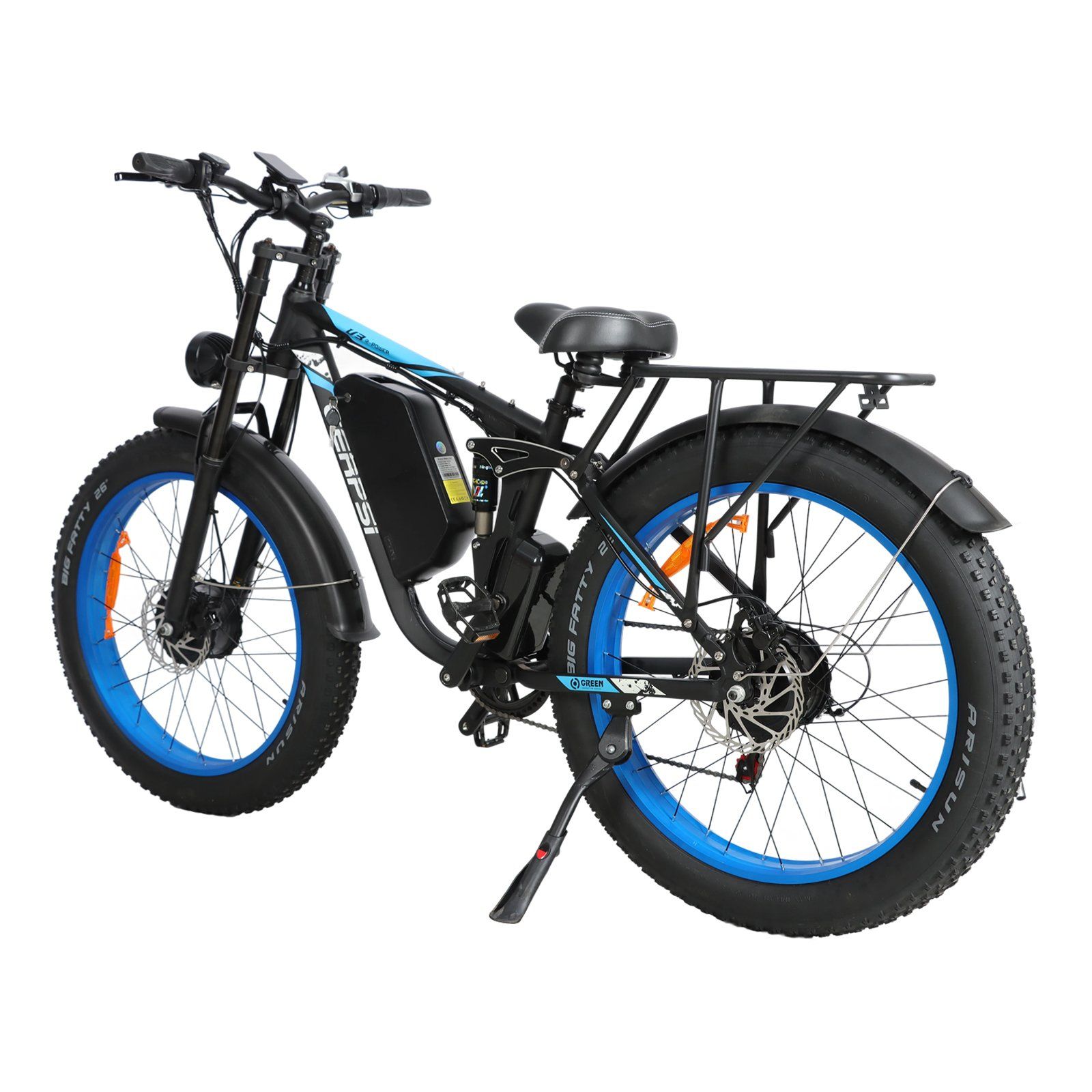 BAOLUJIE DP2603 Elektrische mountainbike, 52V 32Ah verwijderbare accu
