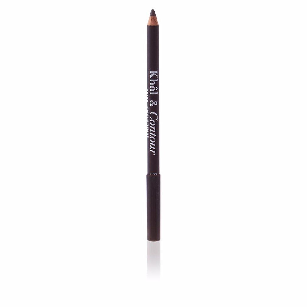 Crayon khôl brun. Inscription Khol & Contour. Pointe et base marron foncé.