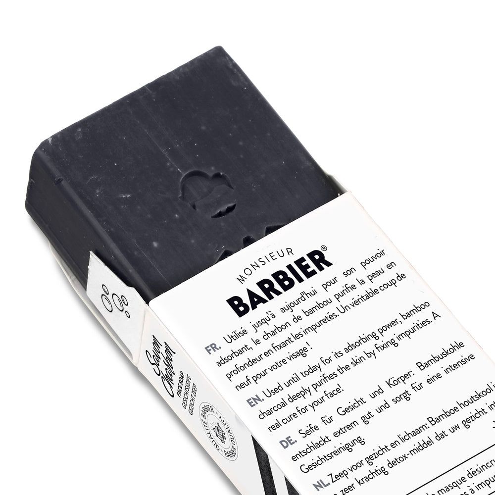 Monsieur BARBIER - Verzorgende houtskoolzeep voor mannen
