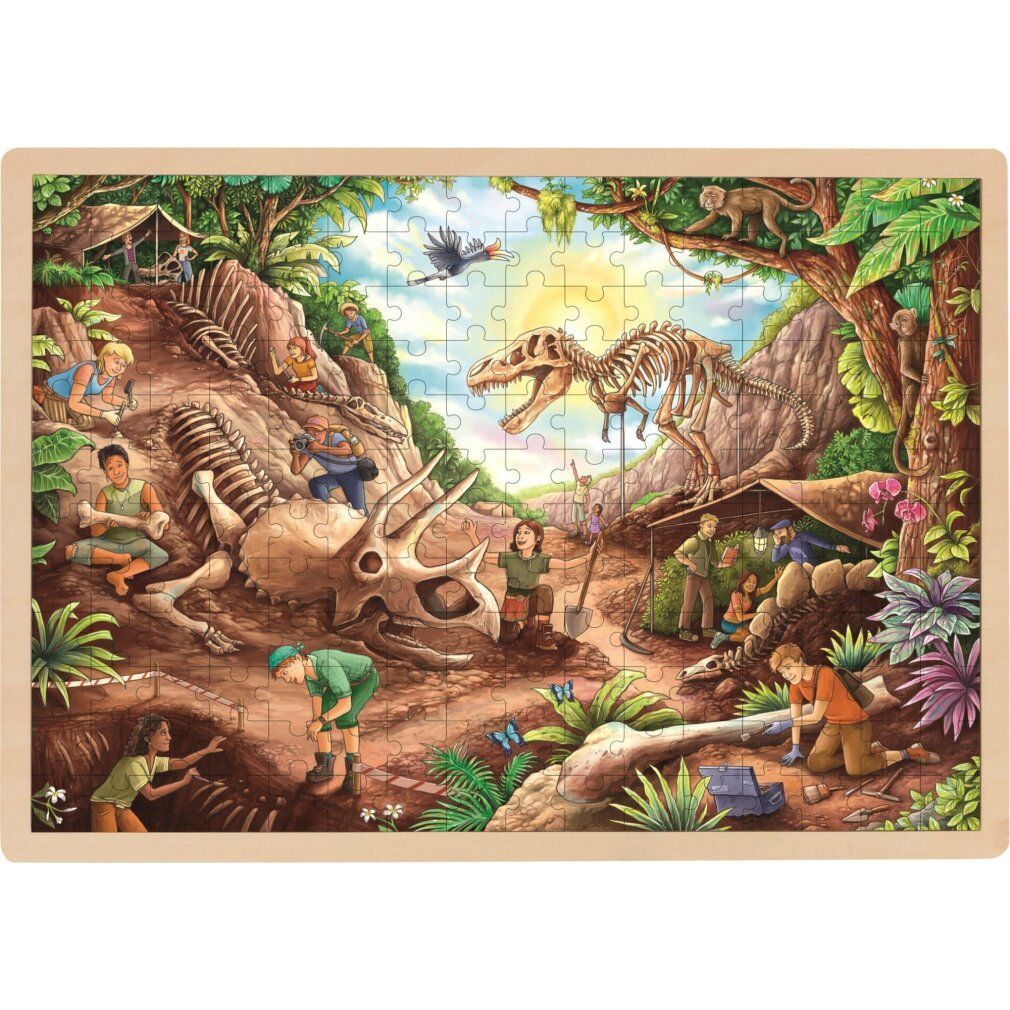 goki Houtpuzzel Dinosaurus opgravingen 192 Delen