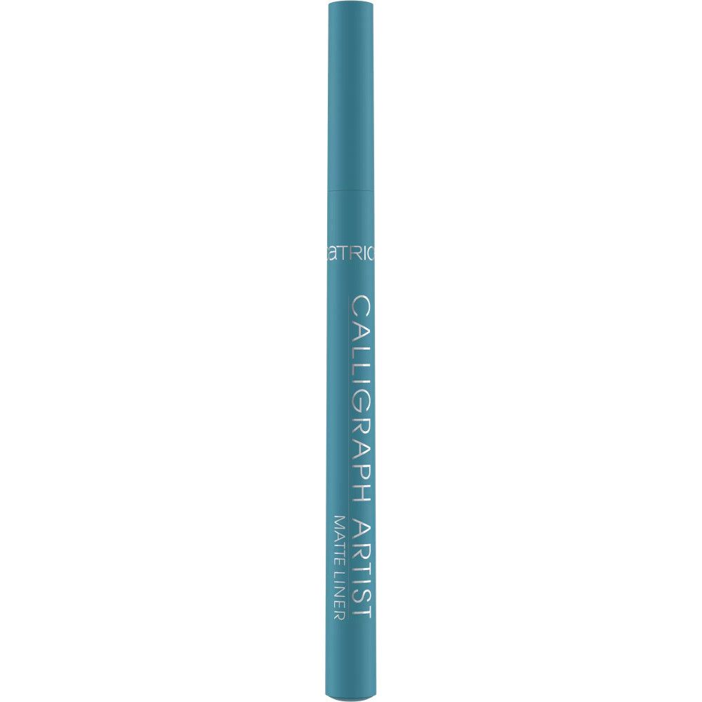 Eyeliner turquoise. Inscriptions: CATRICE, CALLIGRAPH ARTIST, MATTE LINER.
