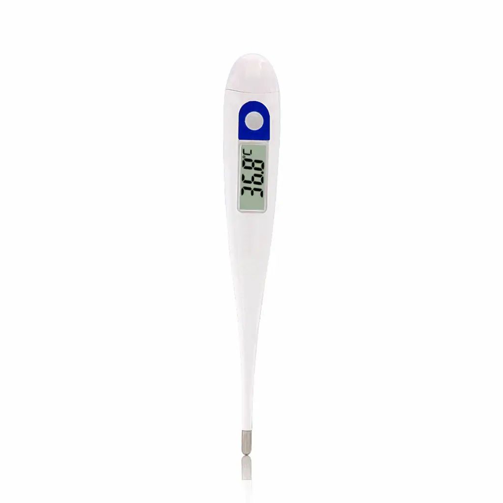 Digitale thermometer met LCD-scherm, toont 36.8°C.
