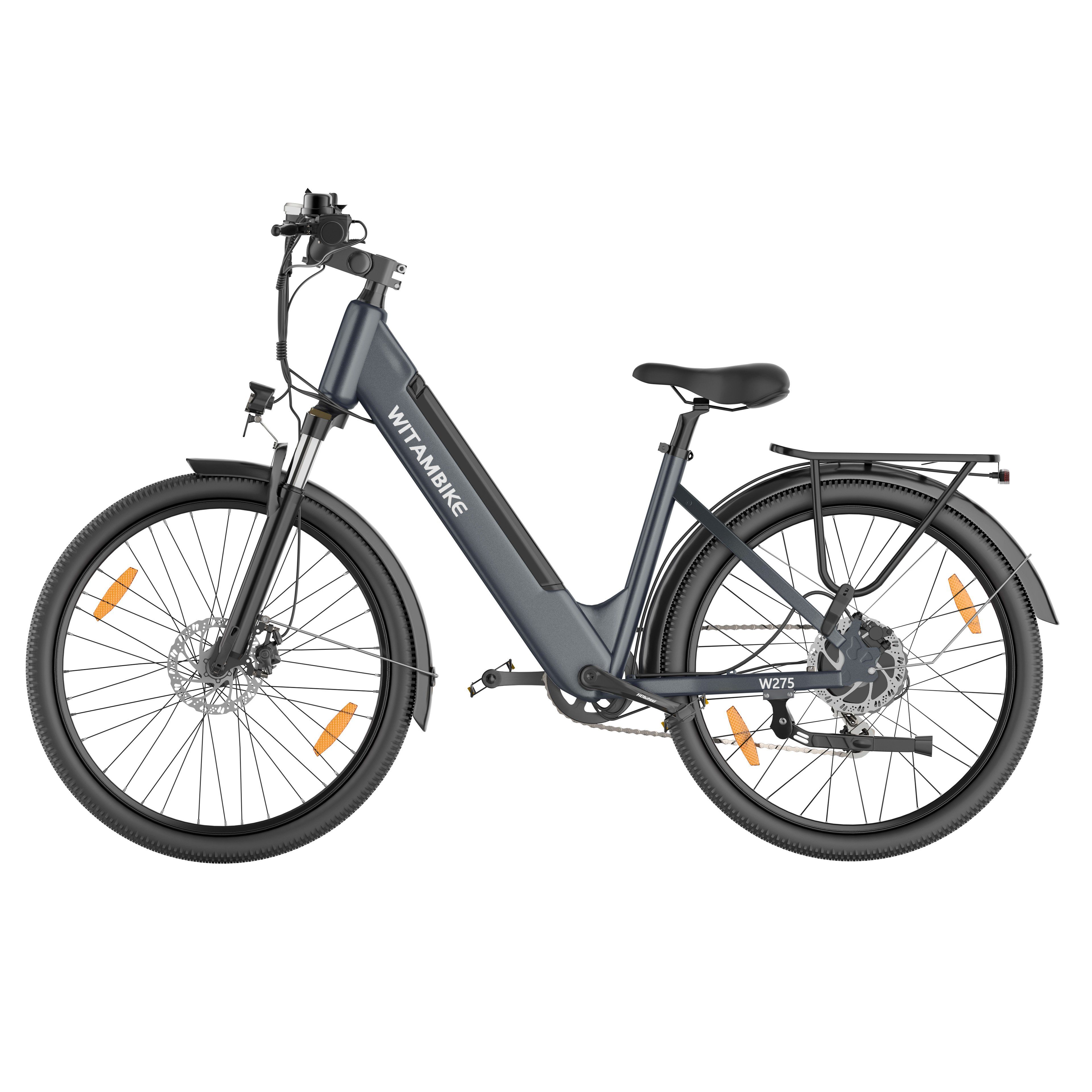 WITAMBIKE W275 Vélo électrique urbain, 36 V 13 Ah, pneus 27,5" x 2,10
