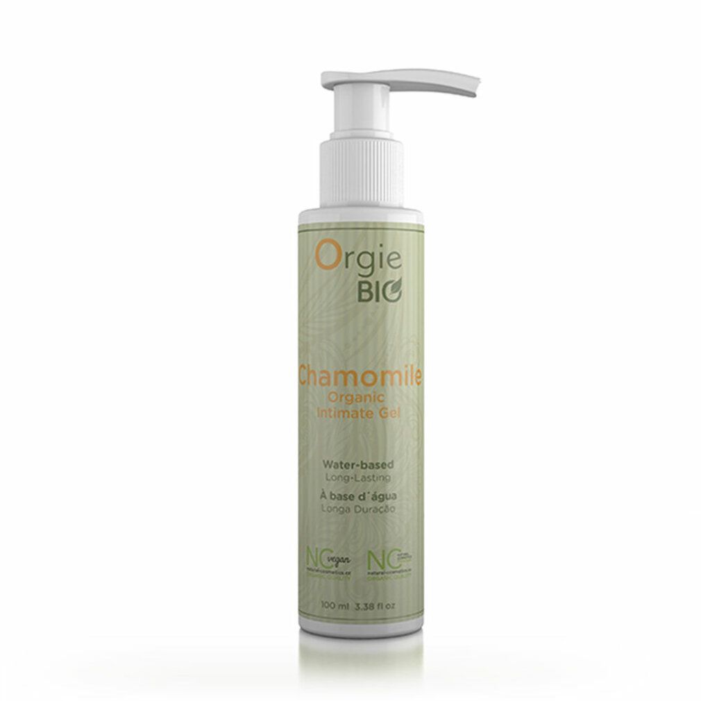 Bouteille de Gel Intime Bio à la Camomille Orgie avec pompe, 100ml.