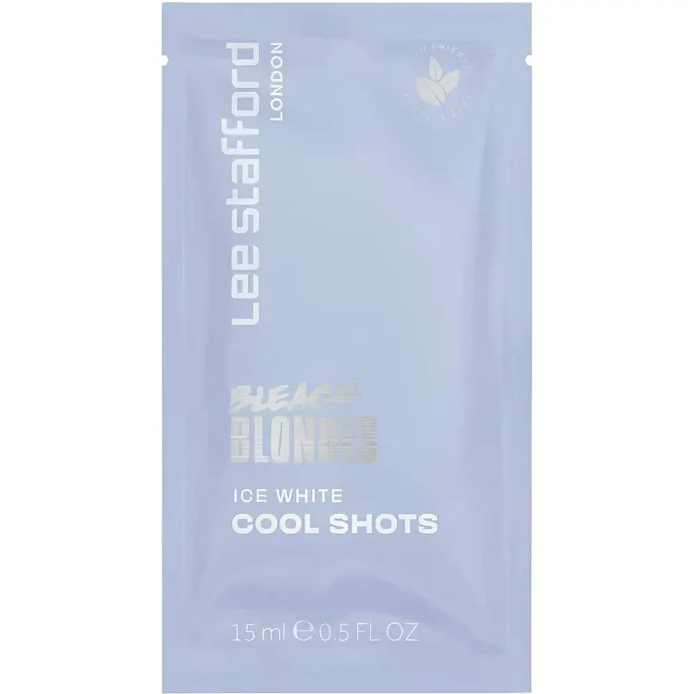 Sachet individuel Lee Stafford Bleach Blondes Ice White Cool Shots, 15ml.