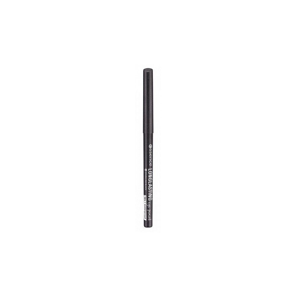 Crayon pour les yeux noir. Inscription: Essence Longlasting Eye Pencil. Waterproof.