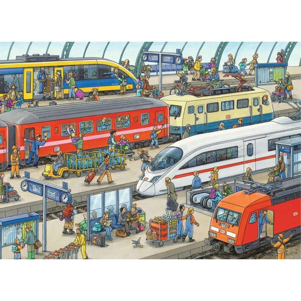 ravensburger Bahnhof Puzzel 60 delen