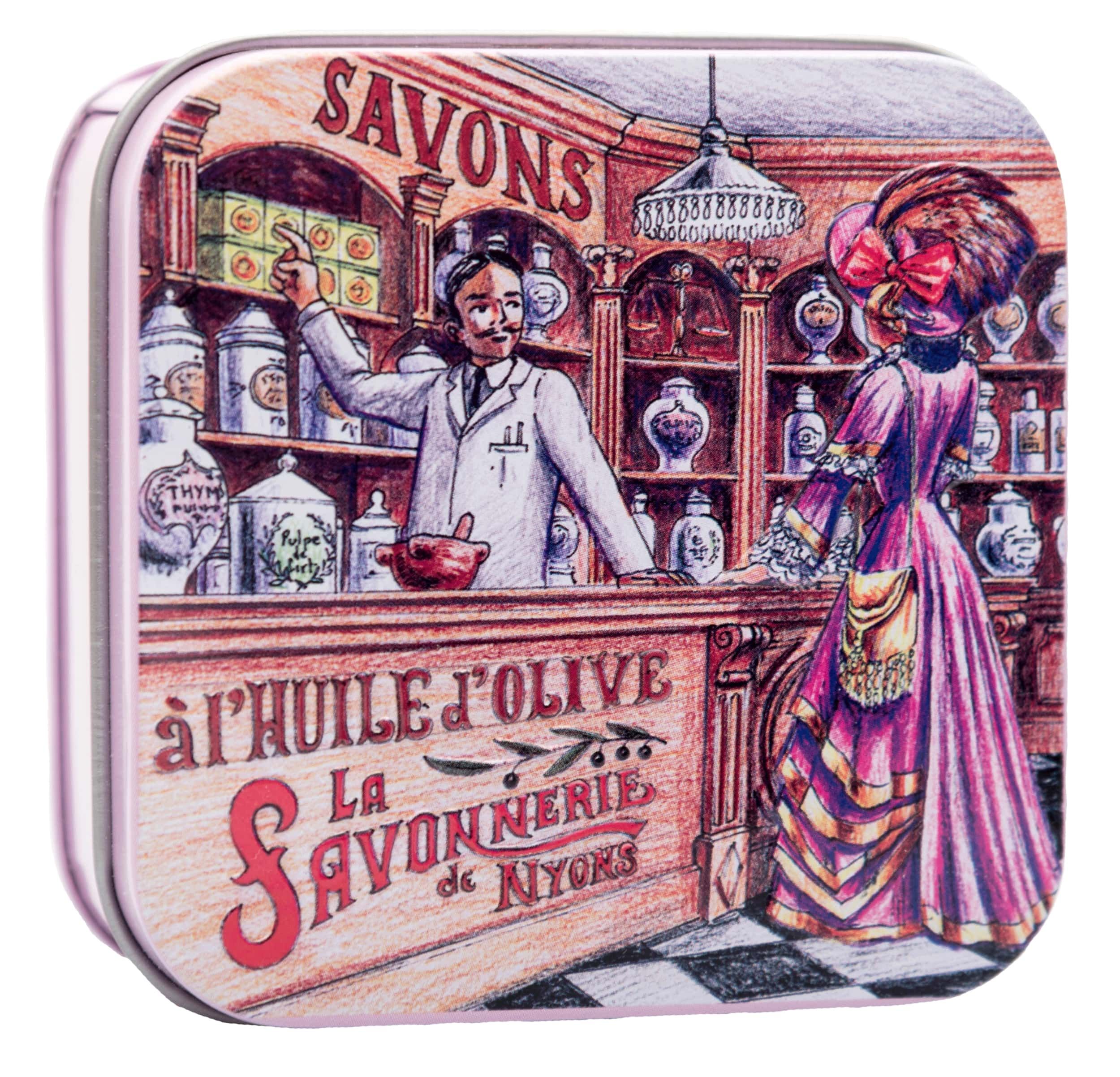 La Savonnerie de Nyons - Metalen doos met zeep "Apotheek"