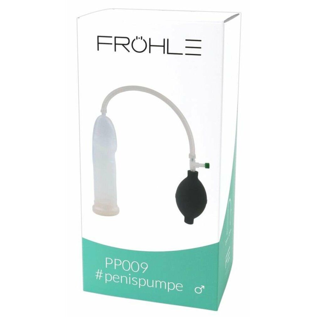 Fröhle PP009 anatomische penis pomp Slim Fit op witte achtergrond.