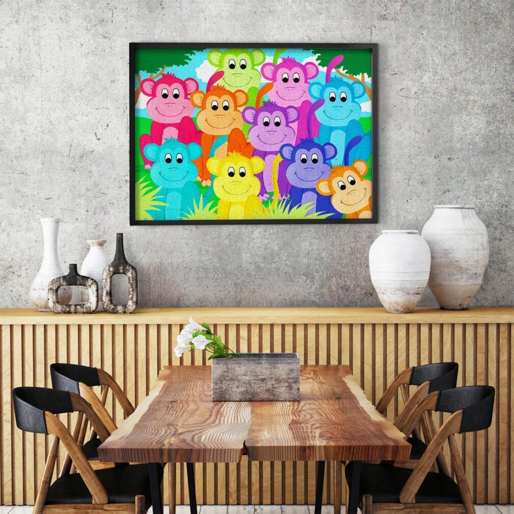 annÉe Rainbow Monkey Puzzle 1000 pièces