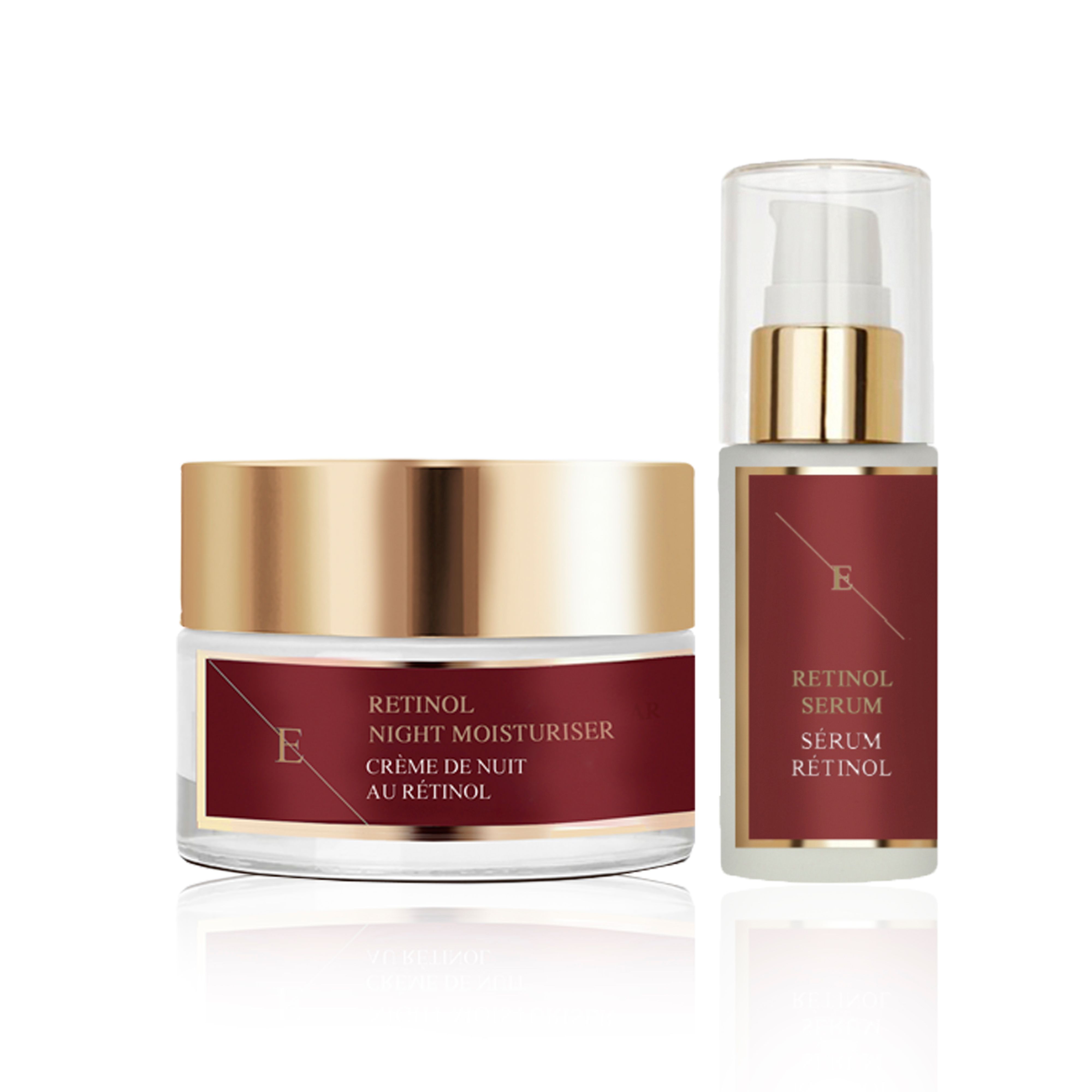 ErthSkin London RETINOL SERUM + RETINOL NACHTMOISTURIZER