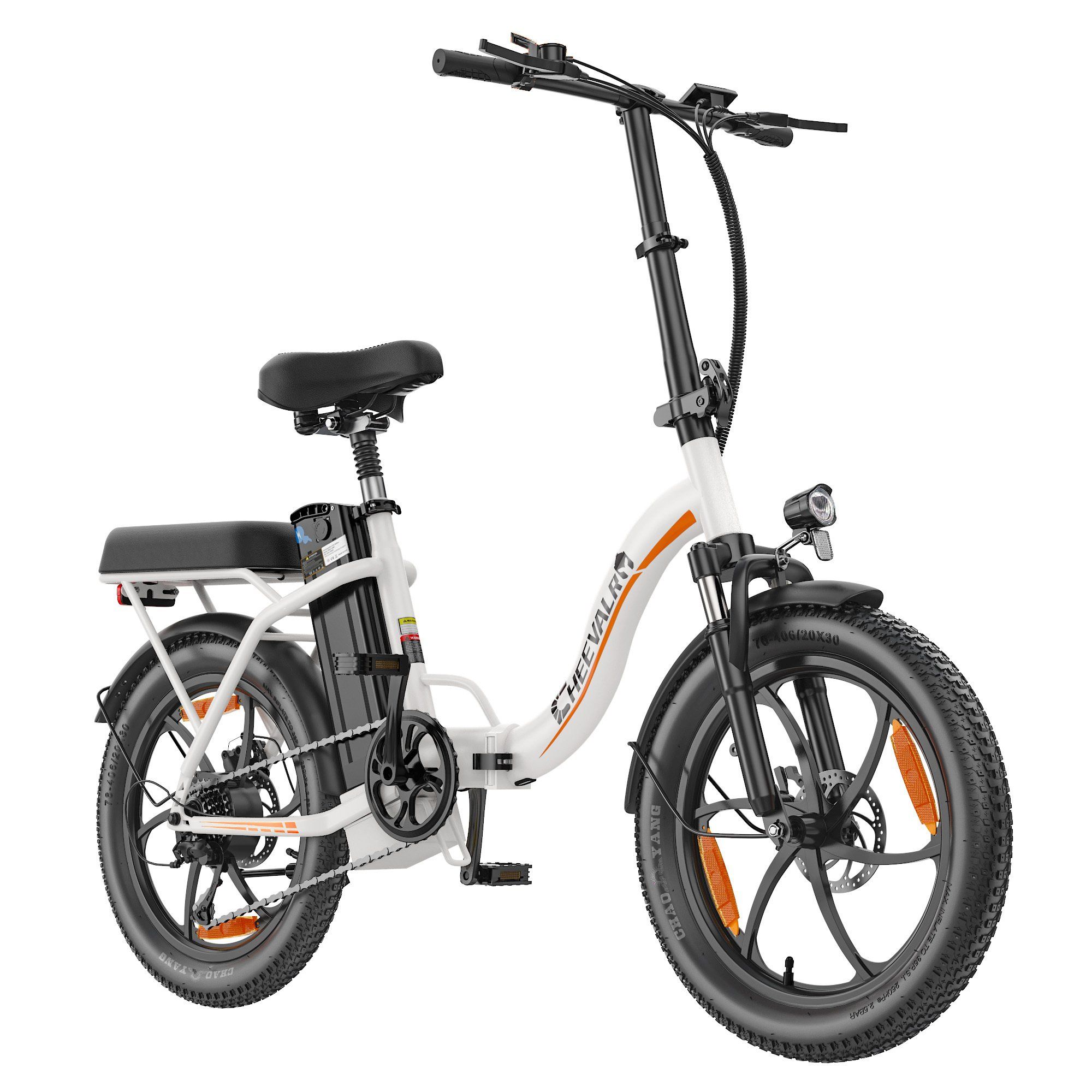 Cheevalry C16-1 Opvouwbare elektrische fiets voor volwassenen, 48V 16Ah accu