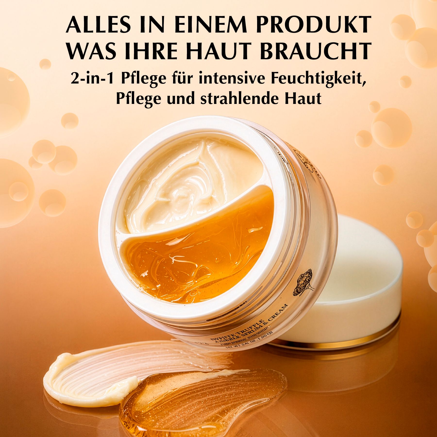 d'Alba Italiaanse Witte Truffel Double Serum Cream – Koreaans gezichtsserum