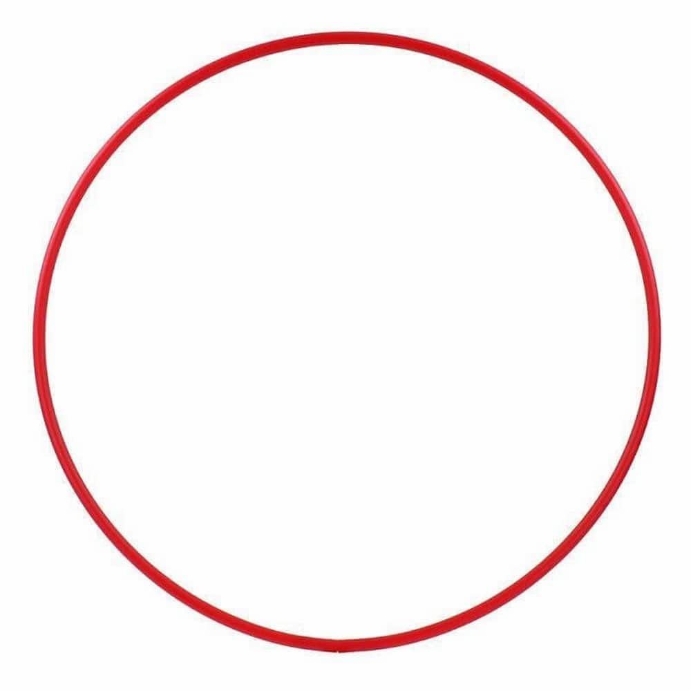 Hoopomania hula hoop enfant sans ruban décoratif ni grip | Ø 65 cm | Rouge