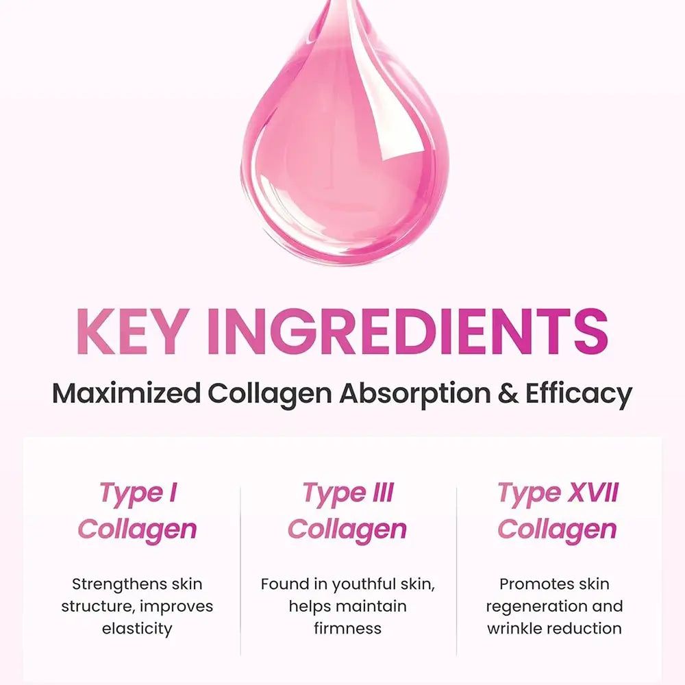 YADAH Collagen Dual Lift Serum: drie soorten collageen en hun voordelen.