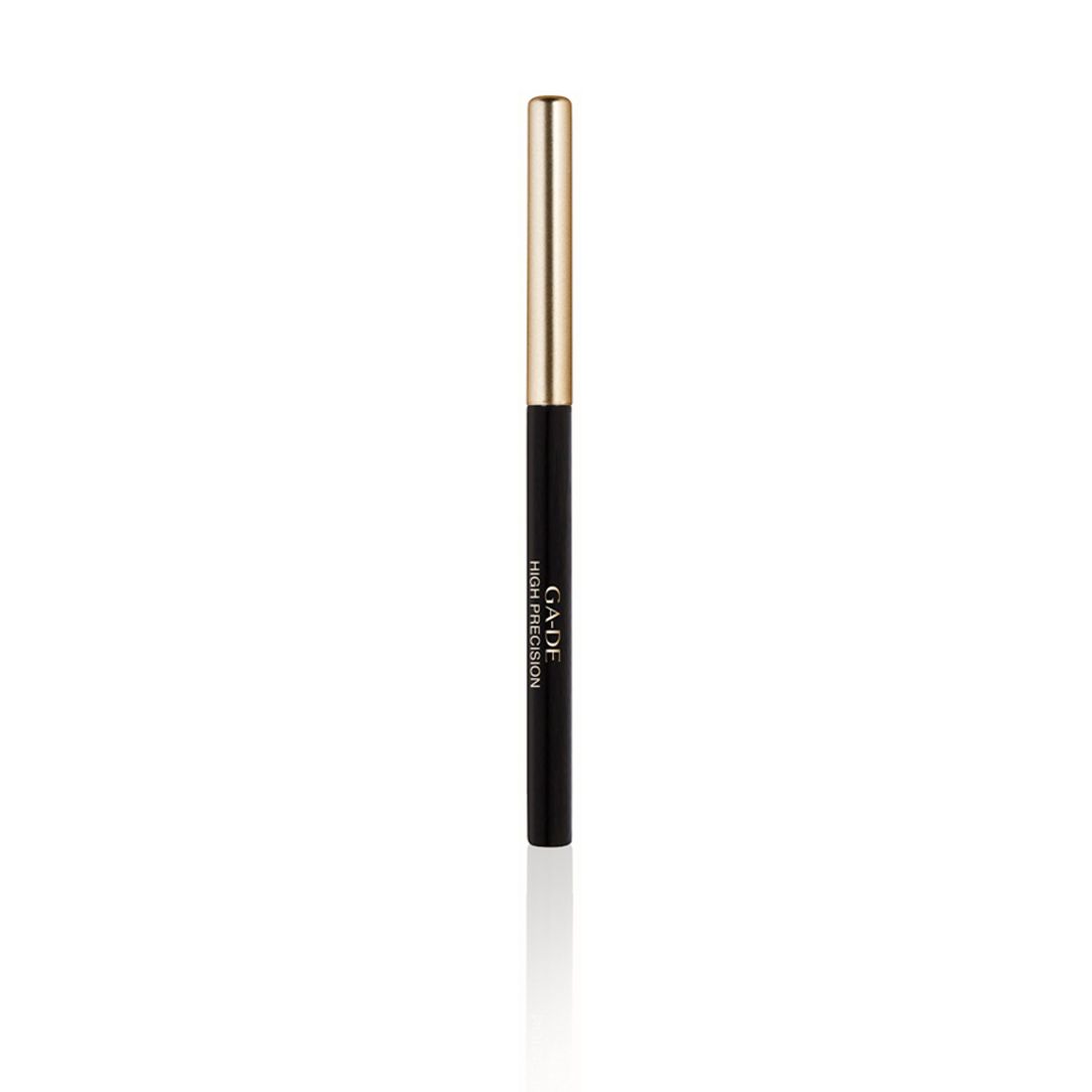 Eyeliner noir avec capuchon doré. Inscription: GA-DE HIGH PRECISION.