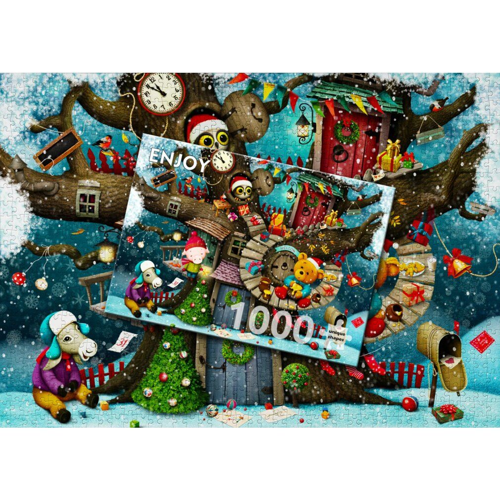 enjoy Puzzelfee kerst 1000 delen