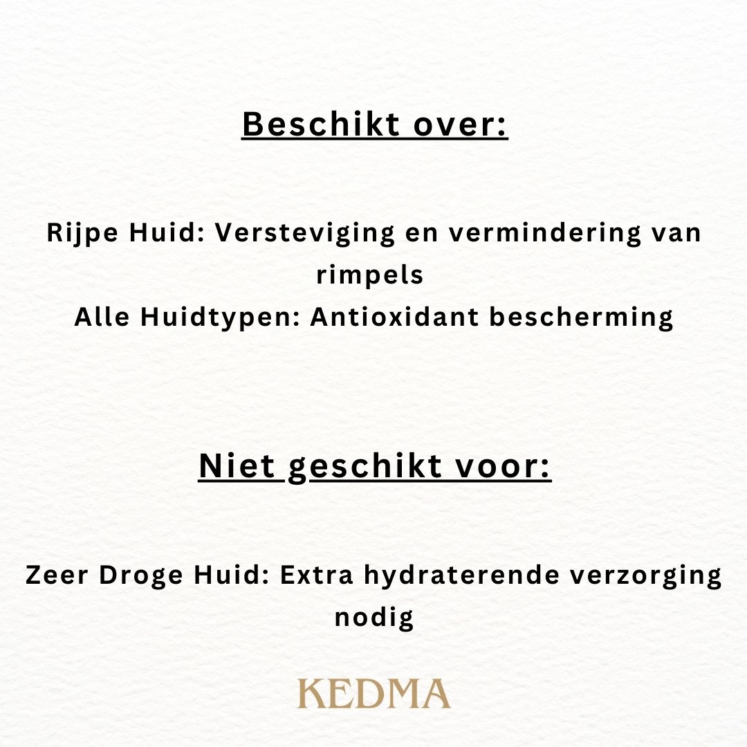 Kedma - Platinum Anti-Aging Serum met Q10 en Multivitaminen