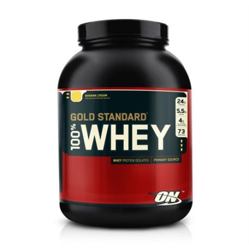 Optimum Nutrition Gold Standard 100% Whey, Banana Cream, 73 servings.