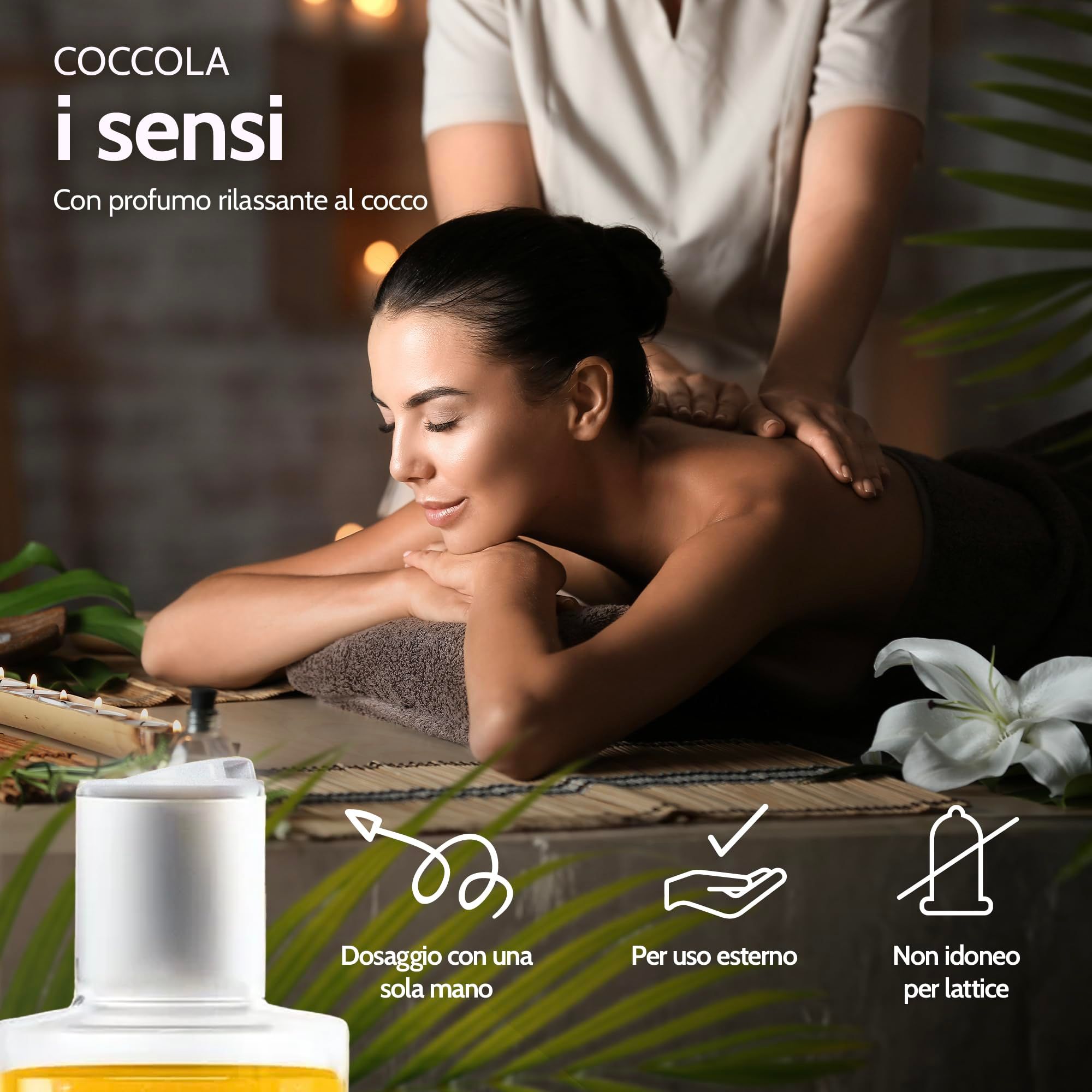 Vibratissimo Massageolie Coconut