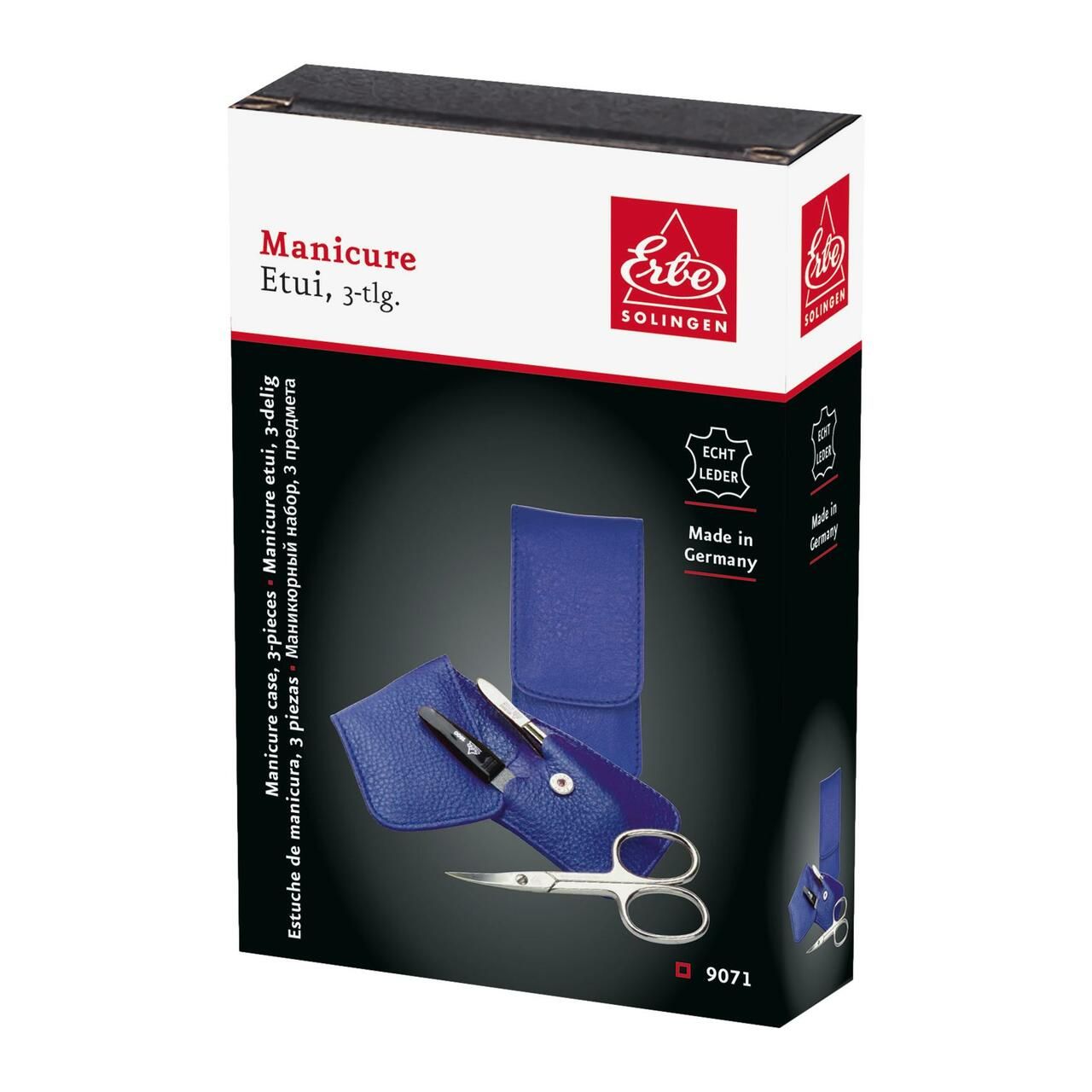 Étui de poche manucure Erbe bleu