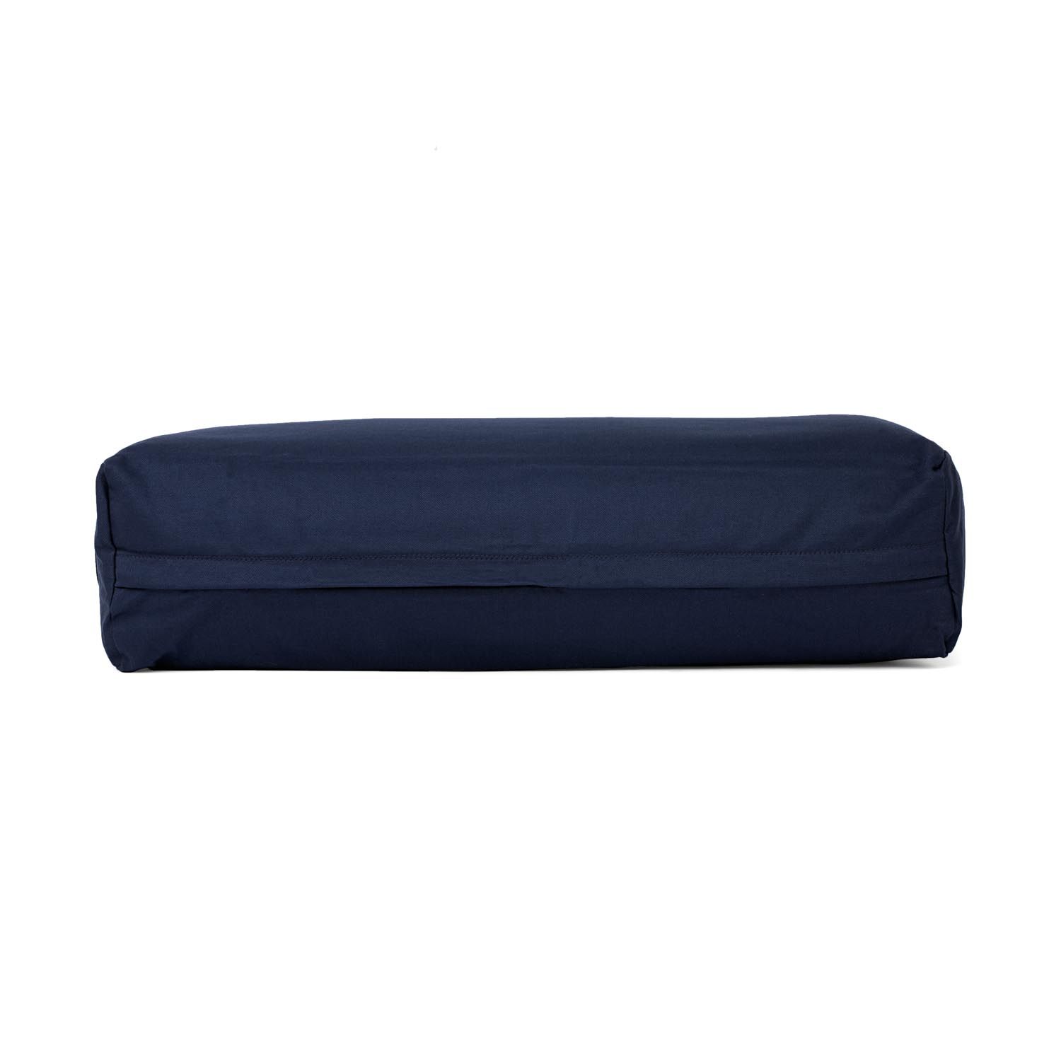bodhi Salamba (rectangulaire) yoga bolster ECO, coques d'épeautre bleu foncé
