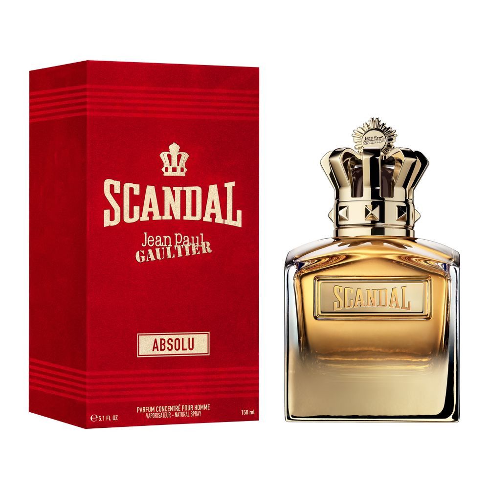 Jean Paul Gaultier Scandal Absolu Pour Homme Parfum Concentré flacon en rode doos.