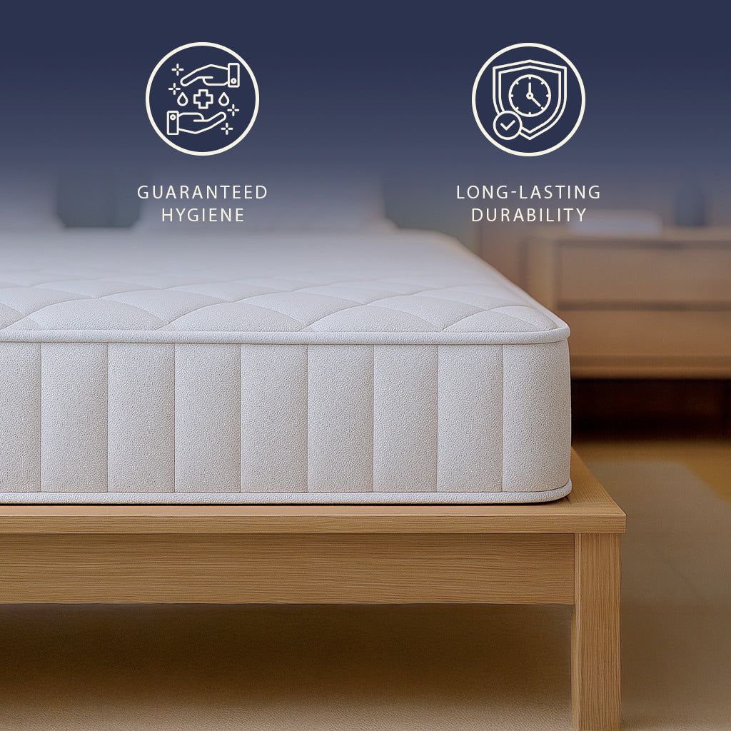 The White Stone Brandvertragende Matras 180x200 van Memory Foam Hoogte 20 cm | Orthopedisch