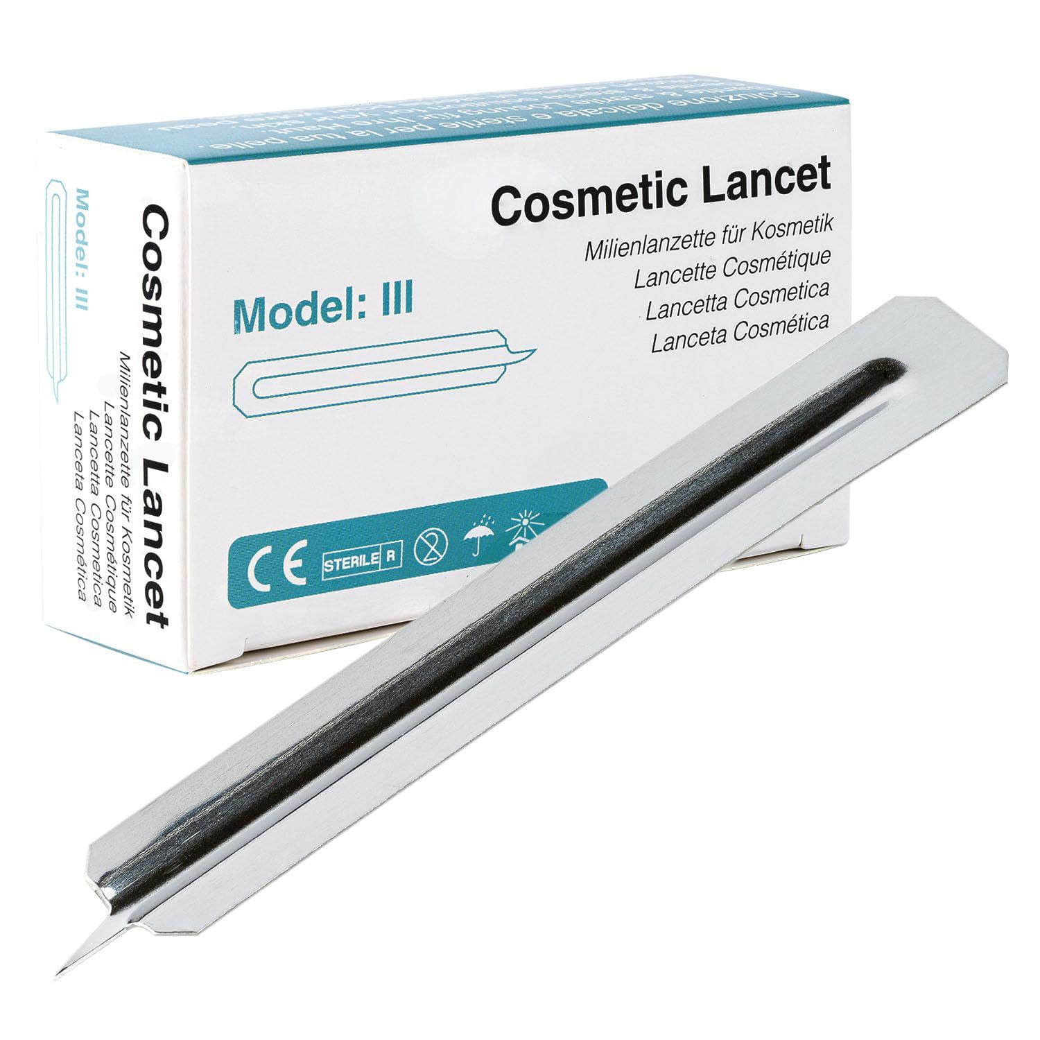 100 stuks milia-lancetten - Steriele lancetten cosmetica - Puistjesverwijderaar