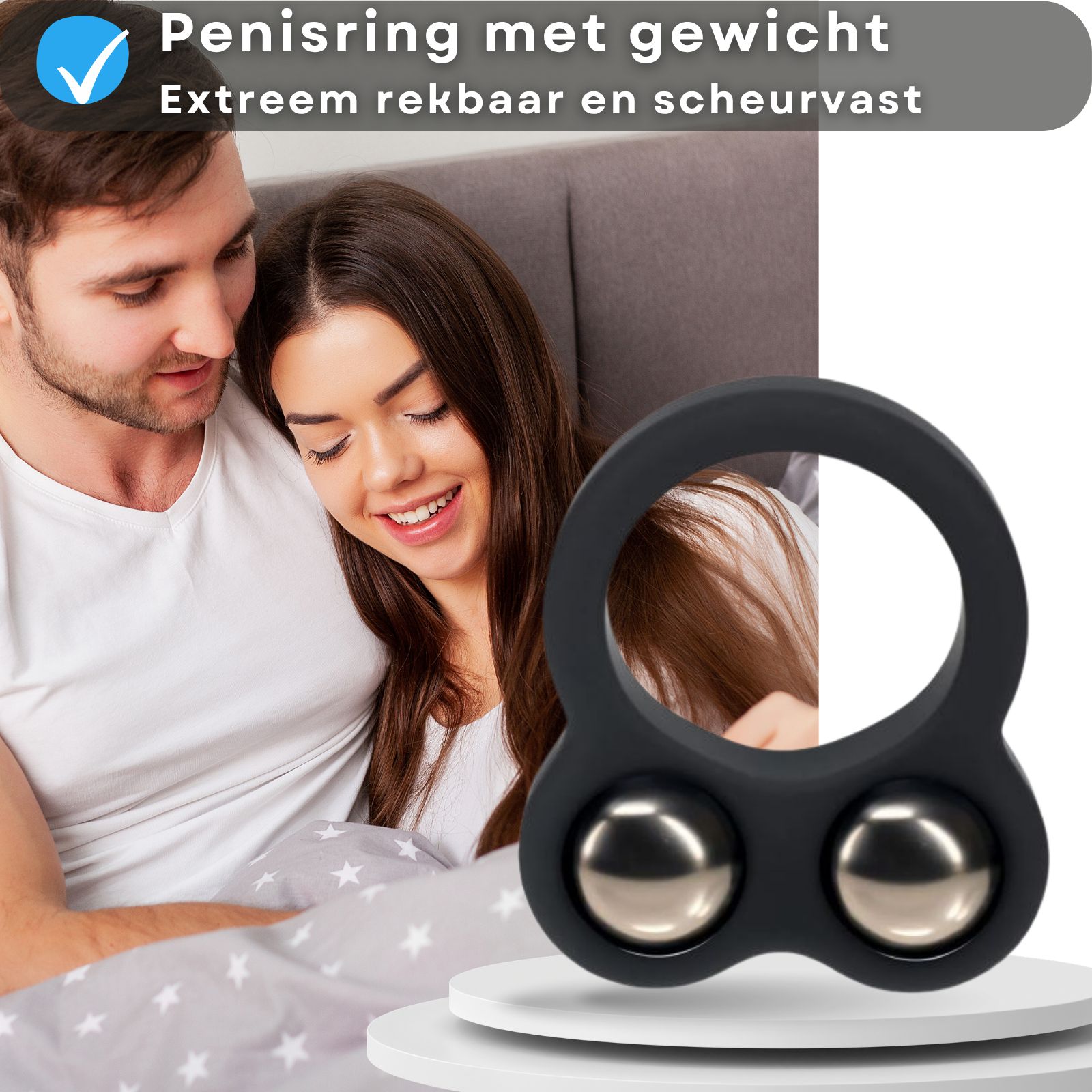 Lovelyness - Cockring met gewicht - Heavy - M
