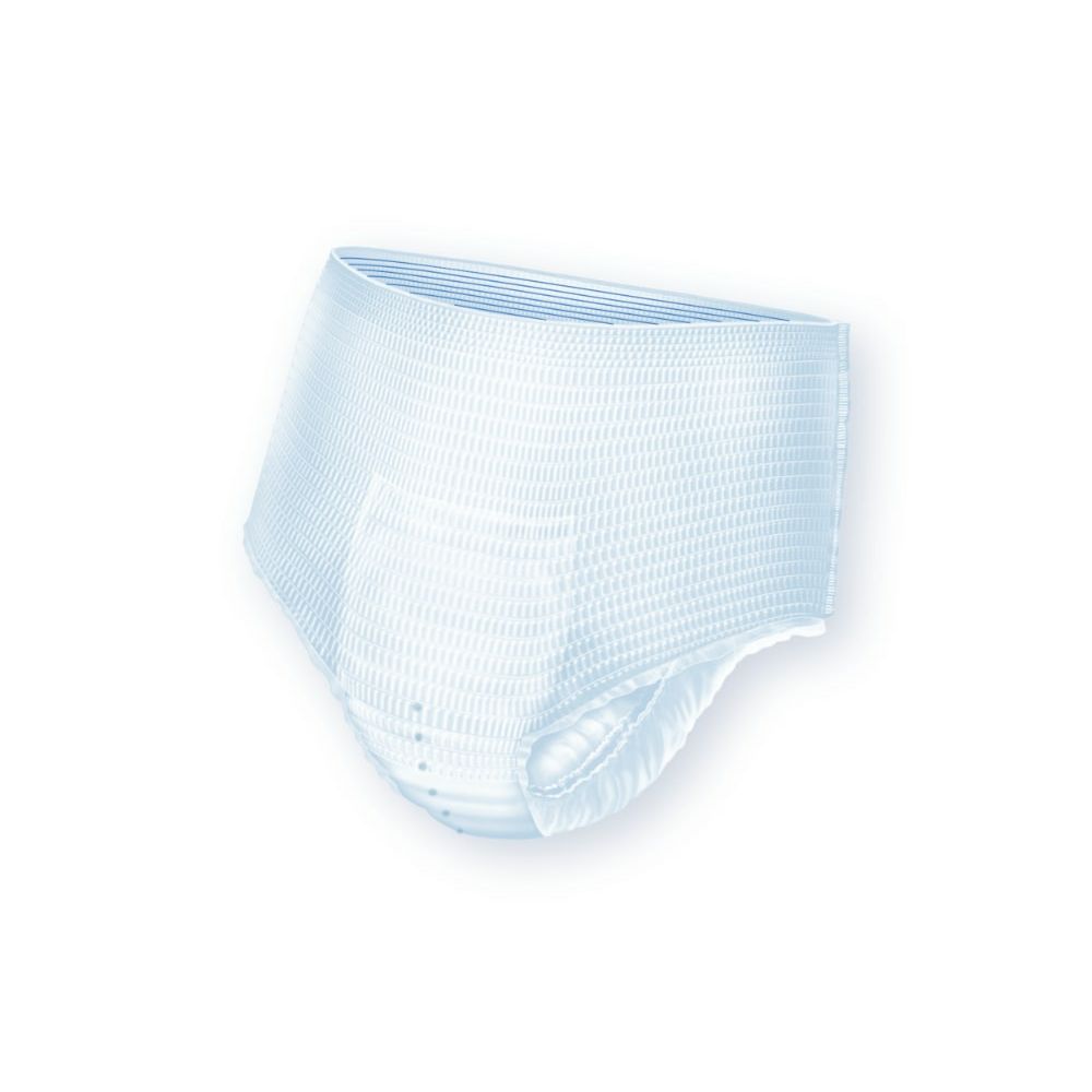 Attends Pull-Ons, pantalon d'incontinence, blanc. Produit unique, vue de face. Pour adultes.