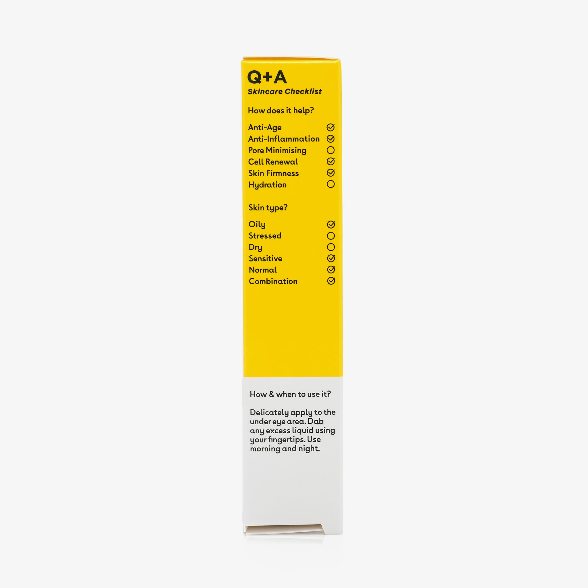 Q+A Skin Caffeine Eye Serum